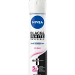 اسپری ضد تعریق نیوا Nivea زنانه مدل Black White Invisible Original حجم 150 میل
