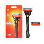 ست دسته و 2 عدد یدک ژیلت Gillette پنج لبه مدل Fusion 5