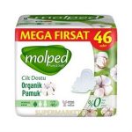 نوار بهداشتی مولپد Molped مدل Pure And Soft سایز نرمال بسته 46 عددی