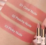 رژ لب جامد و مات گلدن رز Golden Rose سری Nude Look شماره 2 رنگ Peachy Nude - تصویر 2