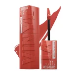 رژ لب مایع براق میبلین Maybelline مدل Super Stay Vinyl Ink شماره 125 KEEN - تصویر 4