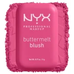 رژ گونه پودری نیکس NYX مدل Buttermelt Blushm رنگ Butta With The Time شماره BMBL07