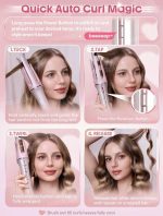 دستگاه فرکننده جادوئی مو شیگلم Sheglam مدل it-curl رنگ صورتی سایز 32mm - تصویر 3