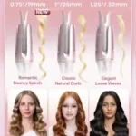 دستگاه فرکننده جادوئی مو شیگلم Sheglam مدل it-curl رنگ صورتی سایز 32mm - تصویر 8