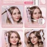 دستگاه فرکننده جادوئی مو شیگلم Sheglam مدل it-curl رنگ صورتی سایز 32mm - تصویر 7