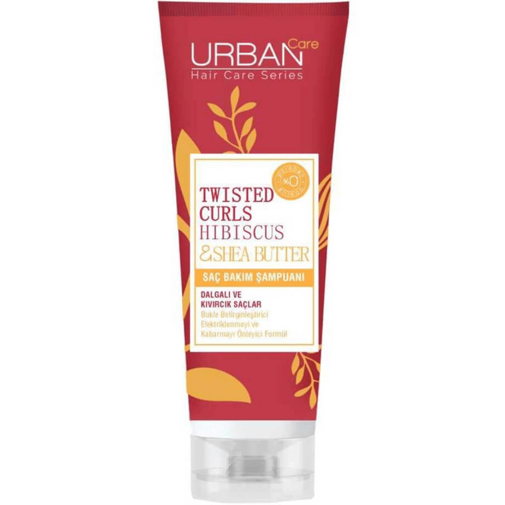 Sampun-Urban-Care-Twisted-Curls-Hibiscus-Shea-Butter-250-ml.png شامپو موهای فر اوربن کر Urban Care عصاره گل ختمی و شی باتر حجم 250 میل - تصویر 1