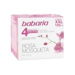 کرم 4کاره آبرسان, مغذی, ضدچروک و روشن کننده باباریا Babaria حاوی عصاره گل رز 125 میل