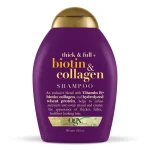 شامپو او جی ایکس OGX مدل Thick and Full + Biotin and Collagen حجم 385 میل
