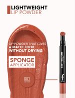 رژ لب مات و مخملی کوشنی فلورمار Flormar مدل Lip Powder رنگ Ladylike شماره 01 - تصویر 3