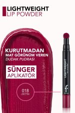 رژ لب مات و مخملی کوشنی فلورمار Flormar مدل Lip Powder رنگ Girls Trip شماره 18 - تصویر 2