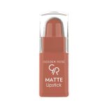 رژ لب جامد و مات مینی گلدن رز Golden Rose سری Matte Lipstick شماره 1