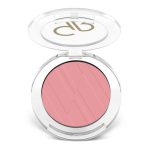 رژ گونه پودری گلدن رز مدل Powder Blush Soft And Silki رنگ Pink Kiss شماره 15
