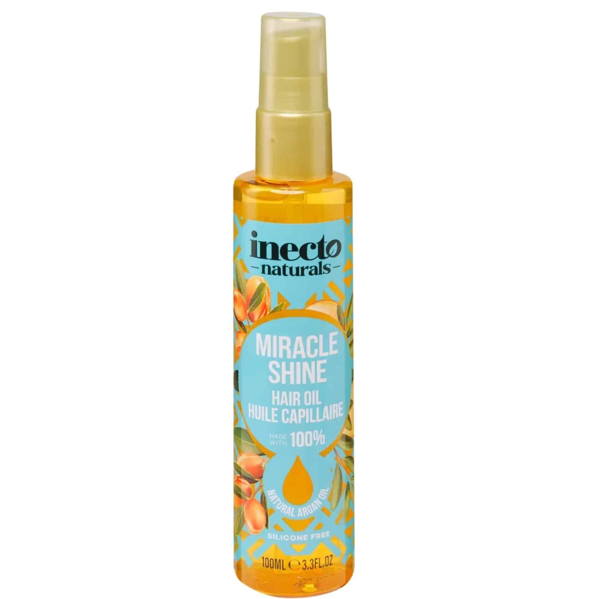 inecto-miracle-shine-hair-oil-masokala.com_-e1702679891105.jpeg روغن آرگان اینکتو Inecto مدل Miracle Shine حجم 100 میل - تصویر 1