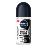 مام رولی نیوا Nivea مردانه مدل Black and White Invisible Original حجم 50 میل