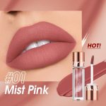 رژ لب مات و مخملی و ضد آب او توو O.two.o مدل Leopop Lipstick رنگ Mist Pink شماره 01 - تصویر 2