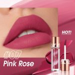 رژ لب مات و مخملی و ضد آب او توو O.two.o مدل Leopop Lipstick رنگ Pink Rose شماره 07 - تصویر 3