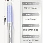 دستگاه فر کننده باد سرد اتوماتیک شیگلم مدل Airflow Styler Pro سایز 32mm - تصویر 8