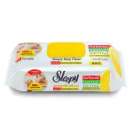 دستمال مرطوب اسلیپی Sleepy مخصوص سطوح آشپزخانه حاوی روغن لیمو بسته 50 عددی