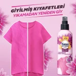 اسپری خوشبو کننده و ضد چروک لباس یوموش Yumos رایحه گل ارکیده حجم 200 میل - تصویر 2