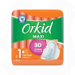 نوار بهداشتی ارکید Orkid سایز نرمال مدل 3D بسته 10 عددی