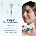کرم ضد لک و روشن کننده ترانگزامیک اسید دکتر ملاکسین Dr.Melaxin مدل TX-Cream حجم 50 میل - تصویر 3